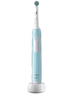 Oral-B Pro 1 Cross Action Для взрослых Вращательная зубная щетка Синий, Белый