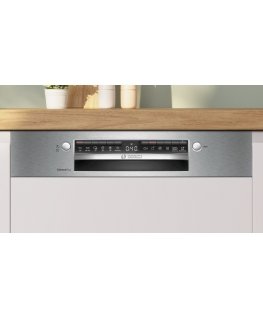 Bosch SMI4EVS08E Series 4 Semi-Integrated Dishwasher Energy Efficiency Class B 60cm Brushed Stainless Steel