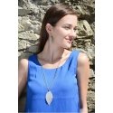 Silver earrings with laurel leaves Silver earrings with laurel leaves