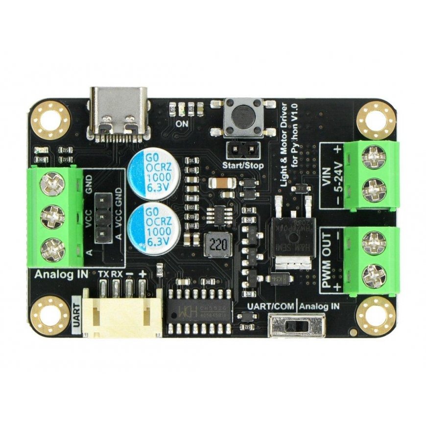 24V/10A PWM/USB motor controller – DFRobot DRI0050 – 2