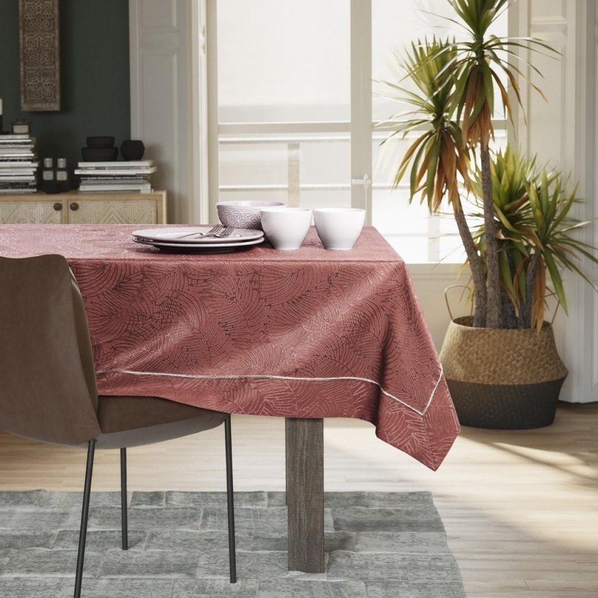 AmeliaHome TCLOTH/AH/GAIA/BRD/PPG/OLDROSE/110X110 – 4
