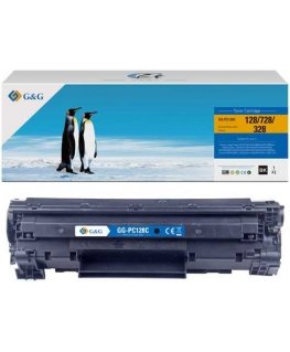 TONER Su G&G yhteensopivat musteet Canon CRG728, CRG128, CRG328, NT-PC128C, mustat, 2100s