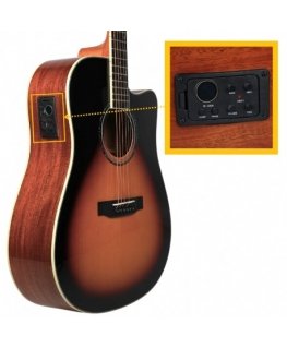 V-TONE VEAG1 CE VS elektroakustinė gitara 4/4 medžio apdaila