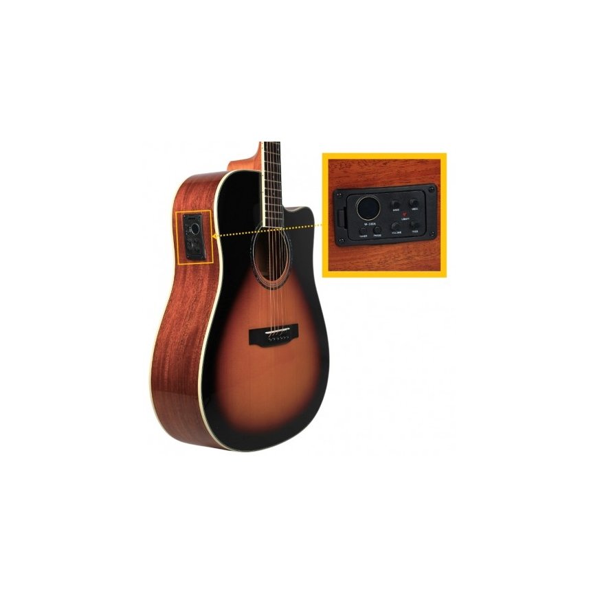 V-TONE VEAG1 CE VS elektroakustiskā ģitāra