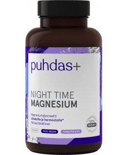 Puhdas+ Night time magnesium 120 capsules