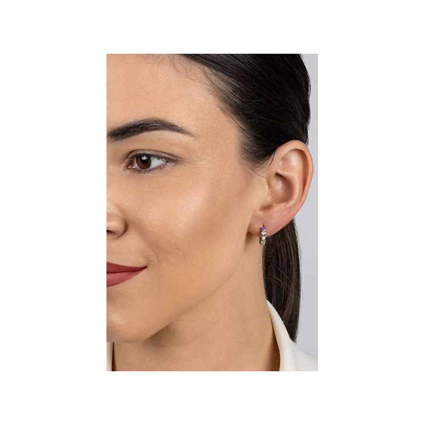 Brilio Silver Subtili sudraba auskari Sirdelēs ar cirkoniem EA1098W – 4