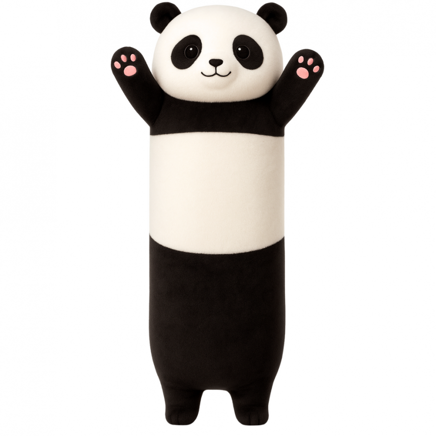 LEAN Toys Lean Toys pliušinis pandu