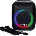 Madboy Audio MadBoy TOTAL S akumulatora lietošanas karaoke iekārta ar bezvadu mikrofoniem Madboy Audio MadBoy TOTAL S akumulatora lietošanas karaoke iekārta ar bezvadu mikrofoniem