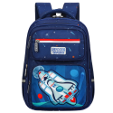 Lean Lasten koulureppu rintavaljailla, tummansininen, Sininen, "Rocket Space", 20 l, 41 cm Lean Lasten koulureppu rintavaljailla, tummansininen, Sininen, "Rocket Space", 20 l, 41 cm