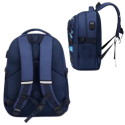 Lean Lasten koulureppu rintavaljailla, tummansininen, Sininen, "Rocket Space", 20 l, 41 cm Lean Lasten koulureppu rintavaljailla, tummansininen, Sininen, "Rocket Space", 20 l, 41 cm