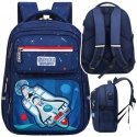 Lean Children's school backpack with chest strap, dark blue, Blue, 'Rocket Space', 20 l, 41 cm Lean Children's school backpack with chest strap, dark blue, Blue, 'Rocket Space', 20 l, 41 cm