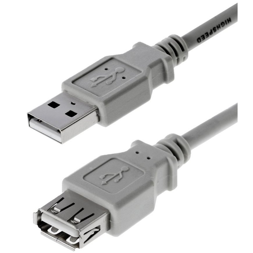 Helos 011990 USB cable USB 2.0 3 m USB A Grey