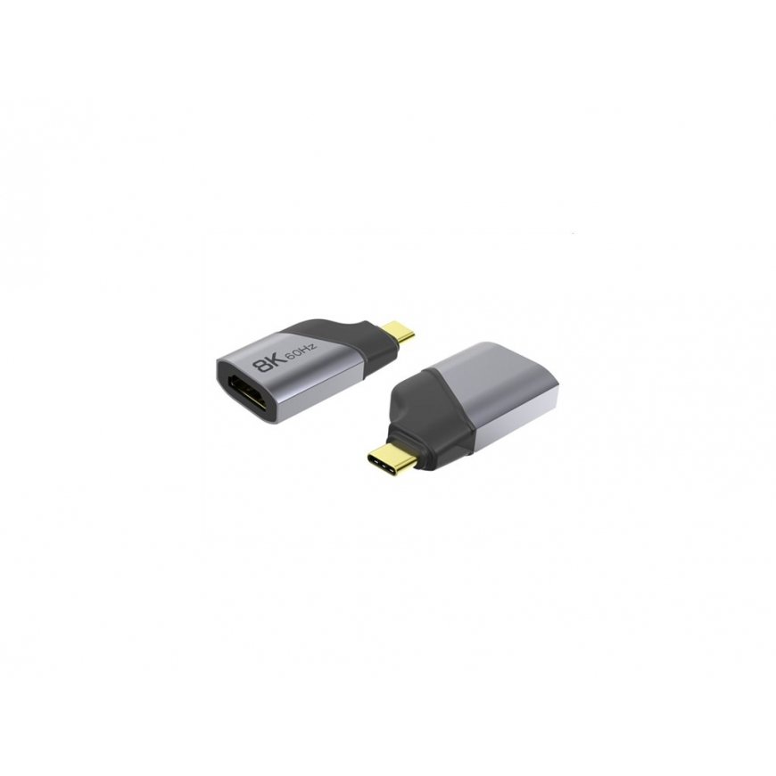PremiumCord USB-C į HDMI 8K @ 60Hz, 4K @ 144Hz aliuminis