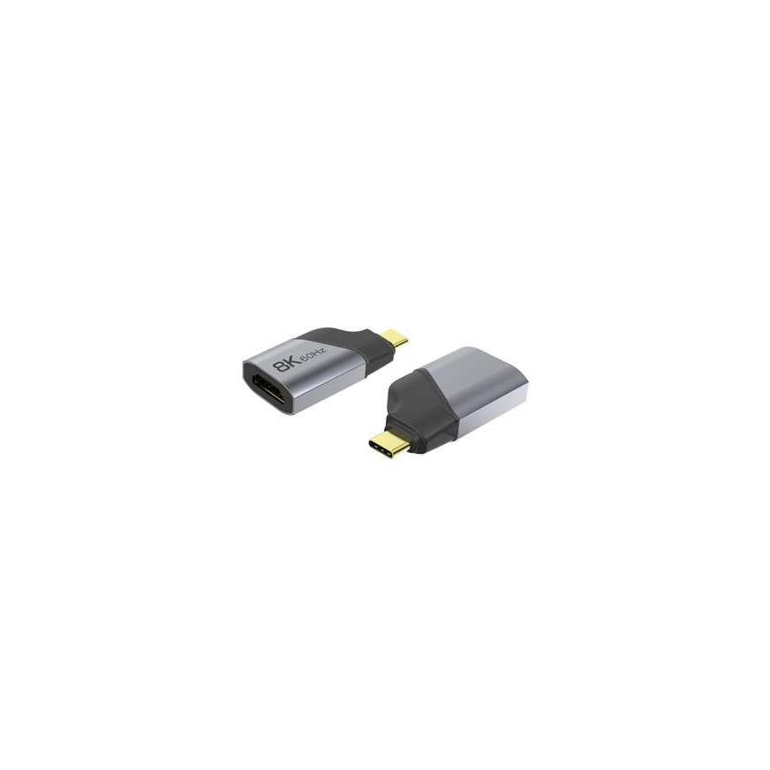 PremiumCord USB-C į HDMI 8K @ 60Hz, 4K @ 144Hz aliuminis – 2
