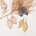 Серьги из бронзы с листьями лавра Серьги из бронзы с листьями лавра