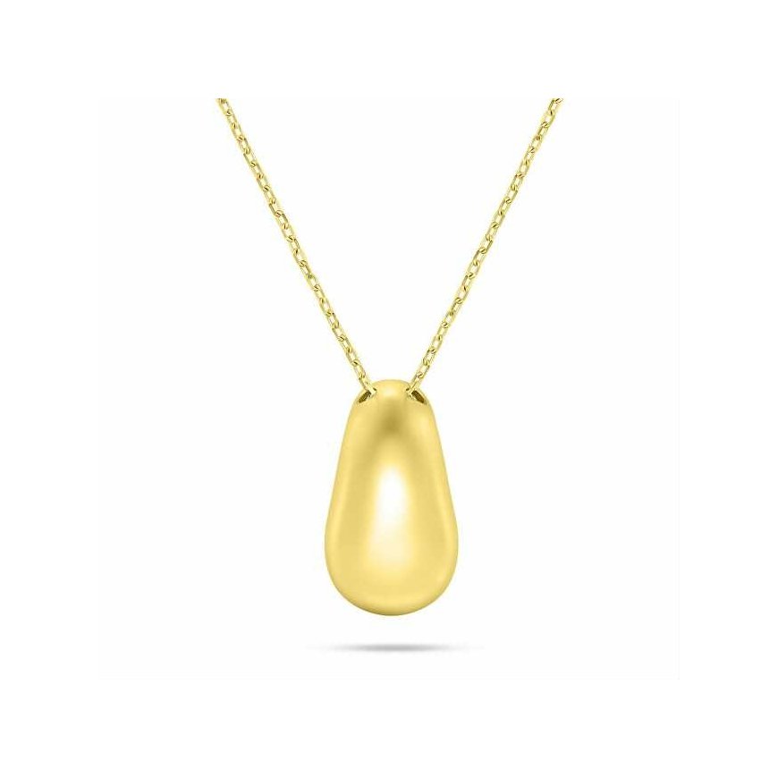 Brilio Silver Minimalistinen kultaketjujen korusetti SET272Y Tear Drop (kaulaketju, korvakorut) – 3