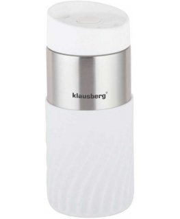 TERMINIS MUG, CLICK CLACK 300ML, KLAUSBERG KB-7631, WHITE COLOR