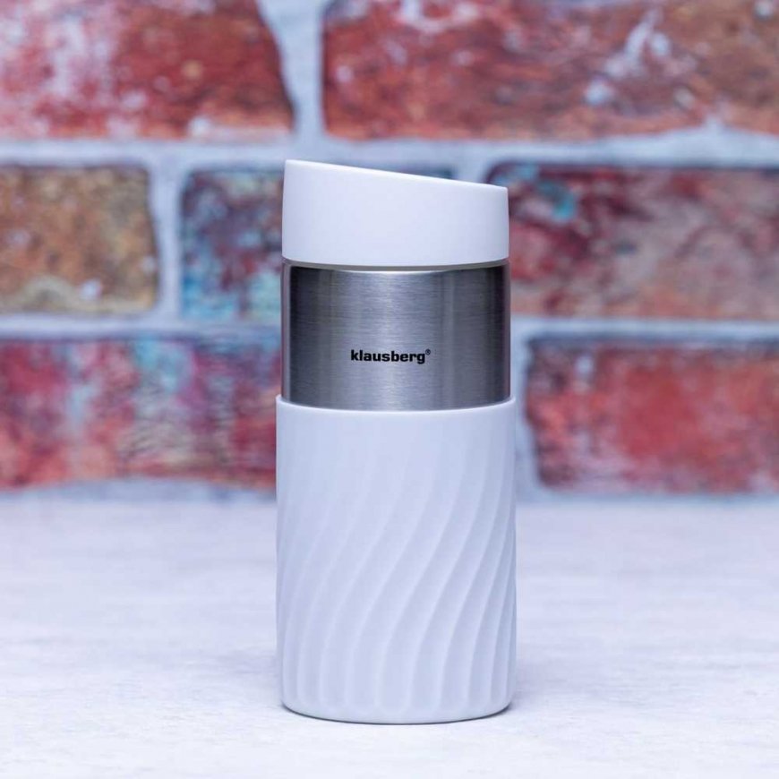 TERMINIS MUG, CLICK CLACK 300ML, KLAUSBERG KB-7631, WHITE COLOR – 4
