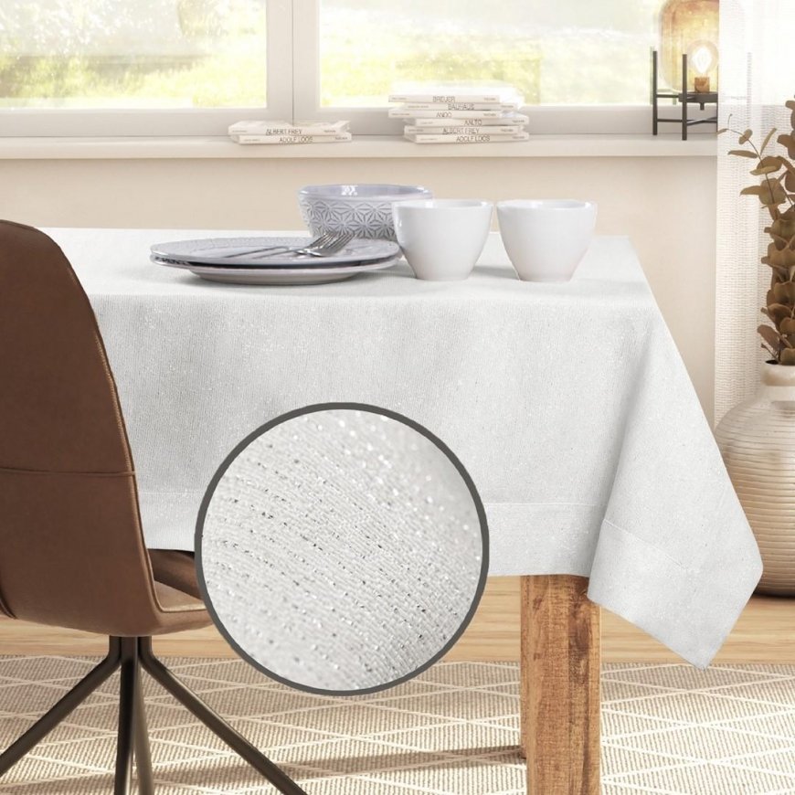 DecoKing TCLOTH/SPARKLE/BRD/CREAM/30X100 – 5