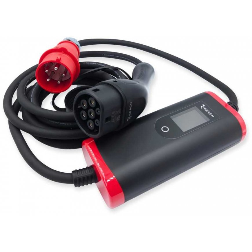Electric vehicle charger Reach PEVC4 3 phase Type2 16A 11kW 5.0m – 2
