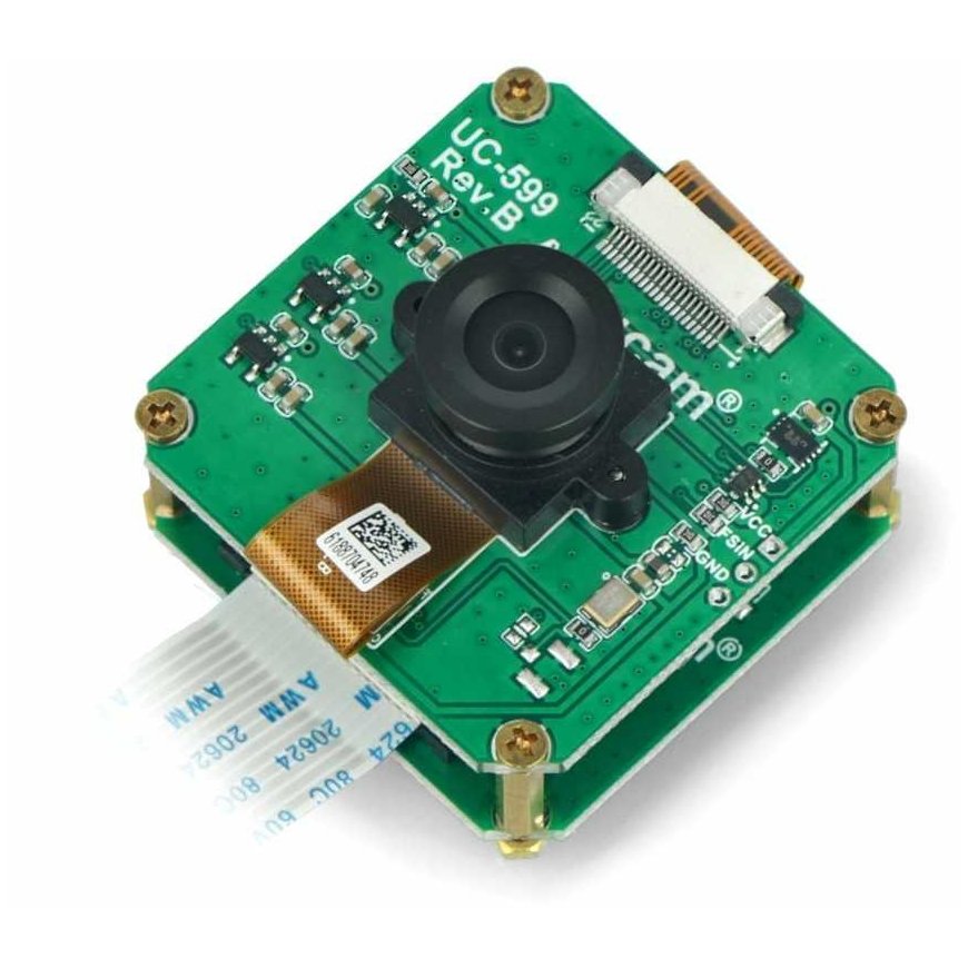 OV9281 1Mpx globaalne sulguriga kaamera M12 objektiiviga, mõeldud Nvidia Jetson Nano - NoIR - ühetasandiline - Arducam B0223 – 2