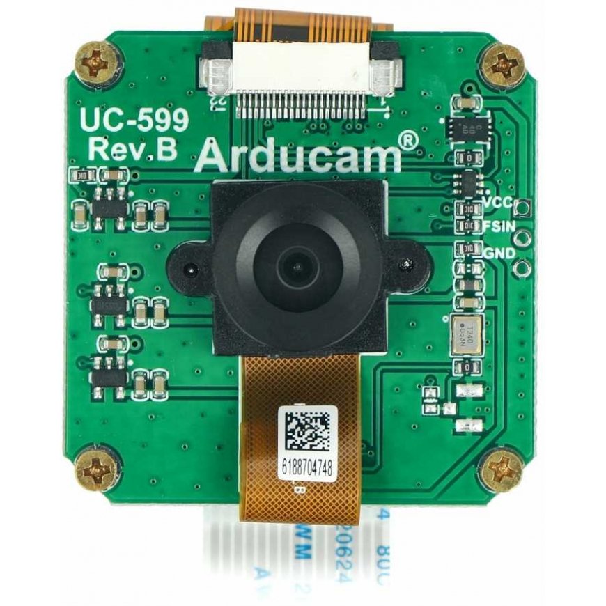 OV9281 1Mpx Global Shutter kamera su M12 objektyvu, skirta Nvidia Jetson Nano - NoIR - vienspalvė - Arducam B0223 – 3