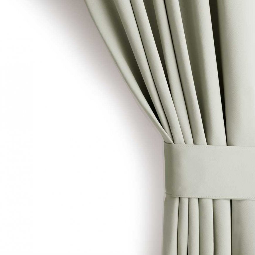 BLACKOUT curtain, cream color, classic, blackout tape, 140x270, AmeliaHome – 2