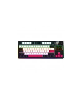 LORGAR KBP70TKLW, Беспроводная TKL механическая игровая клавиатура Pro, Черный/красный, EN раскладка