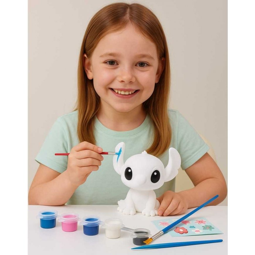 Cyp Brands Siuvinėjimo Disney Lempa Figūrėlė Keramikinė Dažymui + Dažai – 4