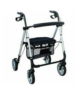 Lightweight aluminium four-wheel rehabilitation walker CH100AM
