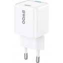 BWOO sienas lādētājs GaN 30W USB-C balts BWOO sienas lādētājs GaN 30W USB-C balts