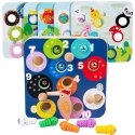 Tooky Toys TOOKY TOY puidust 2in1 oskuste mäng lastele "Tõmba ussid välja" Tooky Toys TOOKY TOY puidust 2in1 oskuste mäng lastele "Tõmba ussid välja"