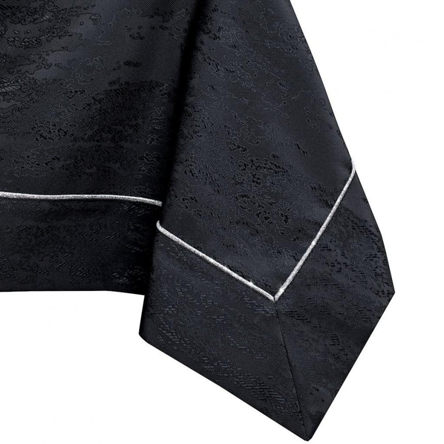 AmeliaHome TCLOTH/AH/VESTA/BRD/PPG/Juodas/120X220 – 2