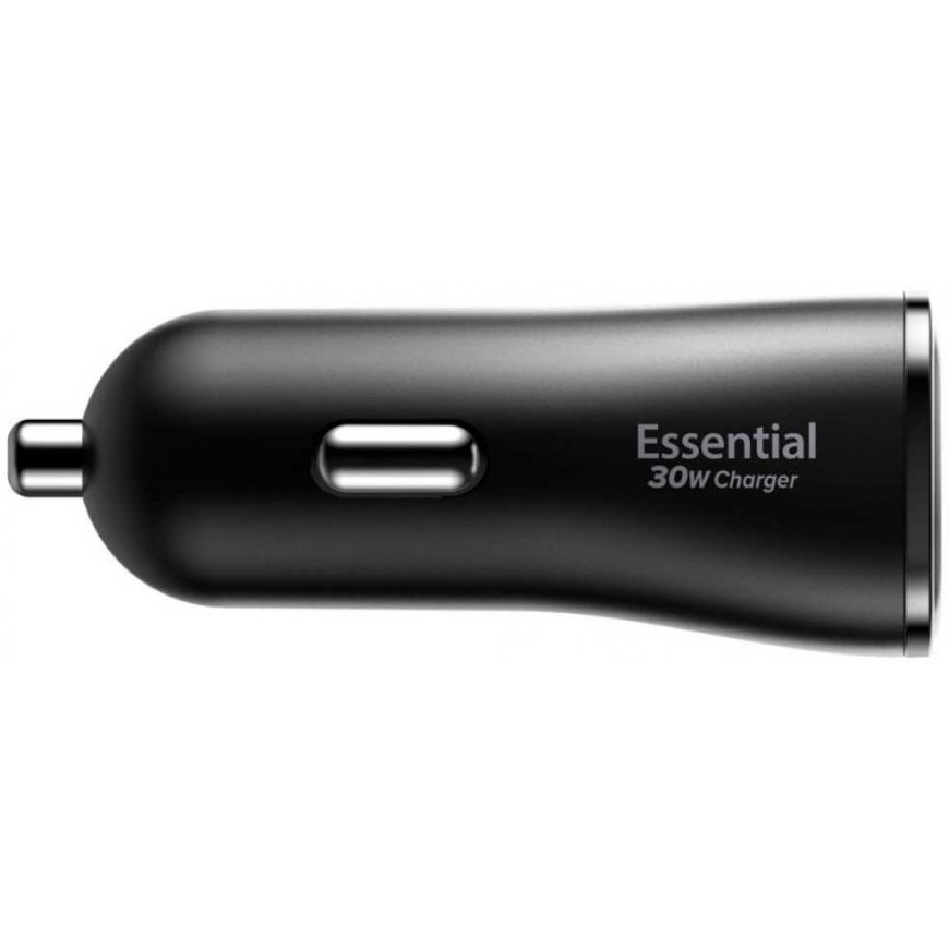 Автомобильное зарядное устройство Spigen Essential EV302 30W 2xUSB-A черное – 3