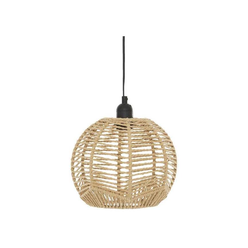 Atmosphera CAREN pendant lamp with woven shade, Ø 24 cm