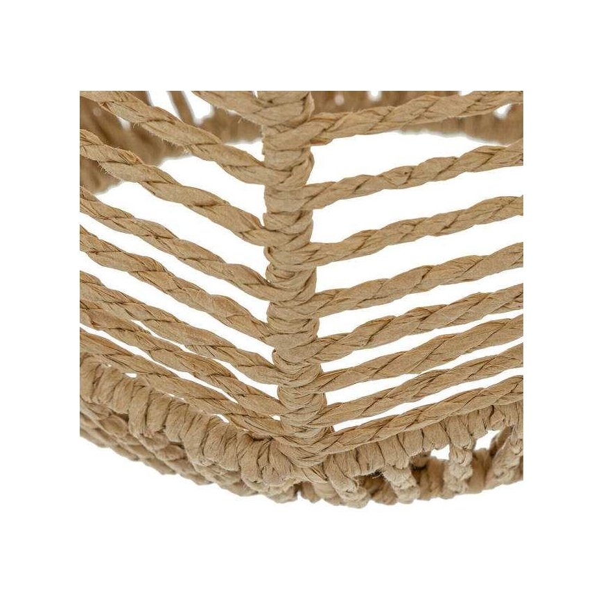 Atmosphera CAREN pendant lamp with woven shade, Ø 24 cm – 2