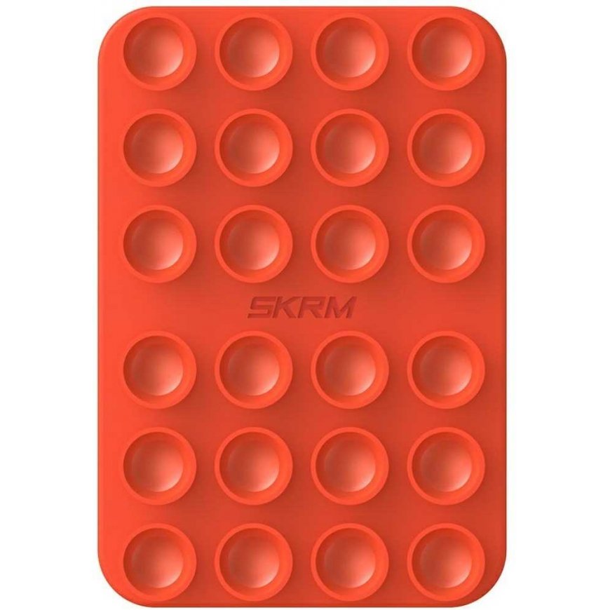 Yleinen imukuppi „Skinarma Stax MagSafe“ puhelimelle, oranssi