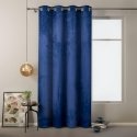 Naktinė užuolaida su žiedais AmeliaHome VELVET 140X245 cm, 1 vnt., spalva: tamsiai mėlyna Naktinė užuolaida su žiedais AmeliaHome VELVET 140X245 cm, 1 vnt., spalva: tamsiai mėlyna
