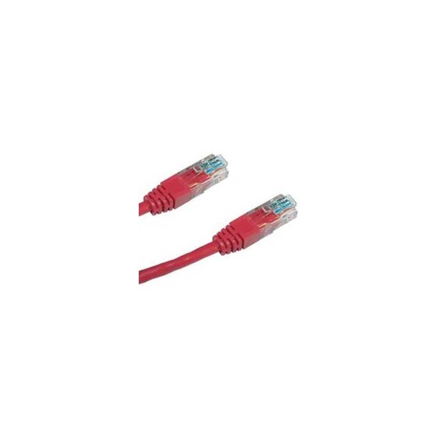 PremiumCord PremiumCord Patch kabelis UTP RJ45-RJ45 CAT6 10m raudonas