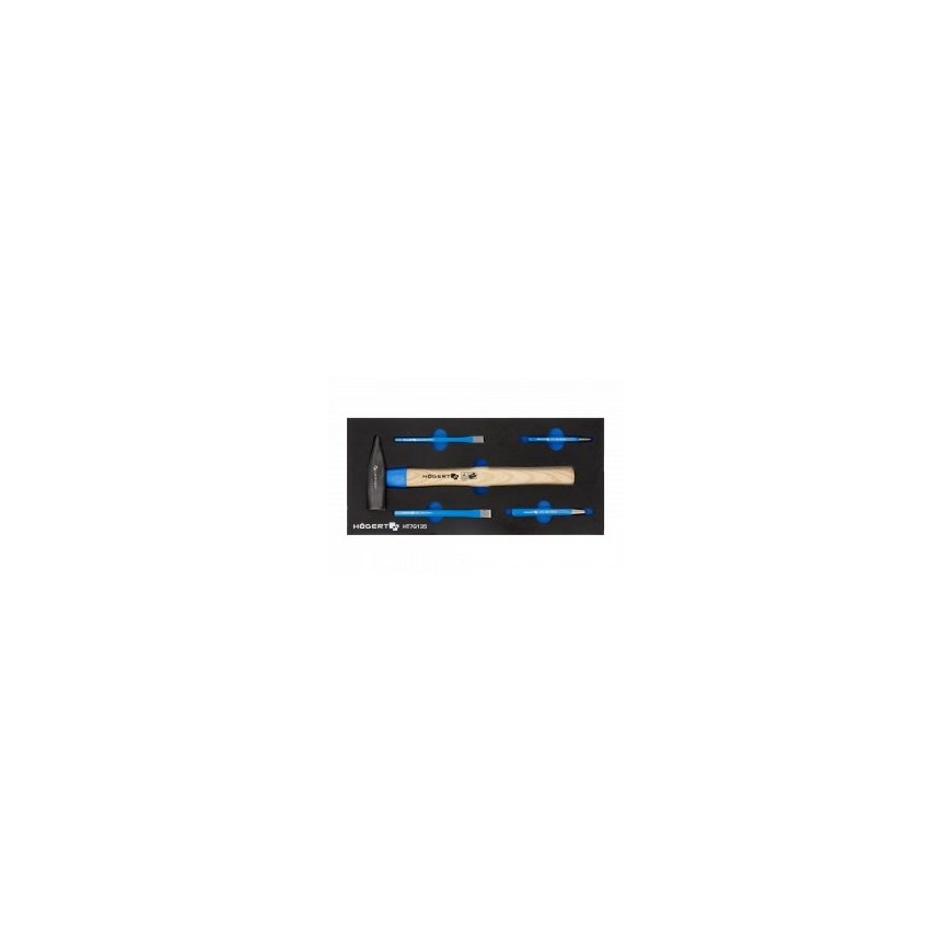 Sukimo galvučių komplekts KingRoy KR30155016 1/2'' 16 gab. – 2