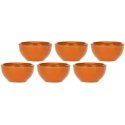 ROSE&TULIPS ORANGE CONCERTO Set of 6 round bowls, 7 cm ROSE&TULIPS ORANGE CONCERTO Set of 6 round bowls, 7 cm
