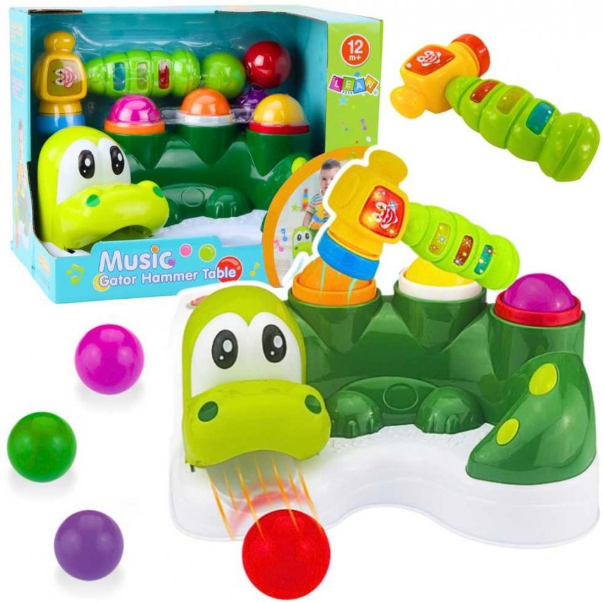 LEAN Toys Lean Toys Interaktīvs krokodils