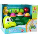 Lean Toys Interactive crocodile with ball track and hammer Lean Toys Interactive crocodile with ball track and hammer