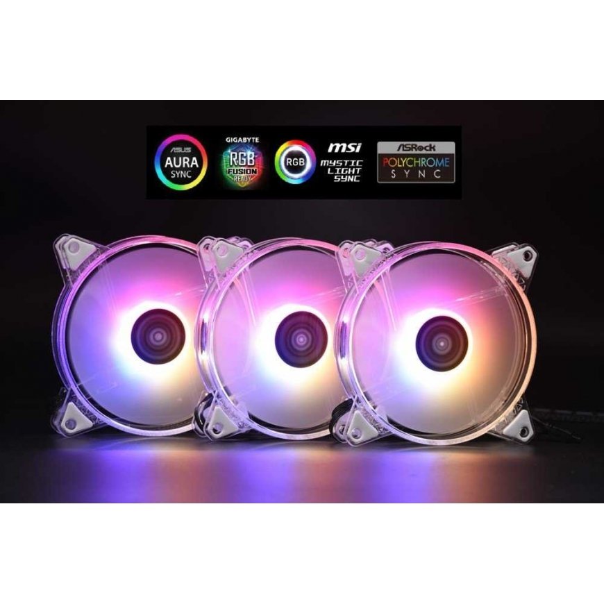 1St Cool 1stCOOL KIT AURA EVO CRYSTAL ARGB 3x кристальный вентилятор Baltas + ARGB Nano контроллер – 2