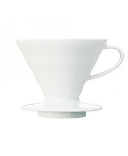 Ceramic coffee dripper Hario V60-02 White