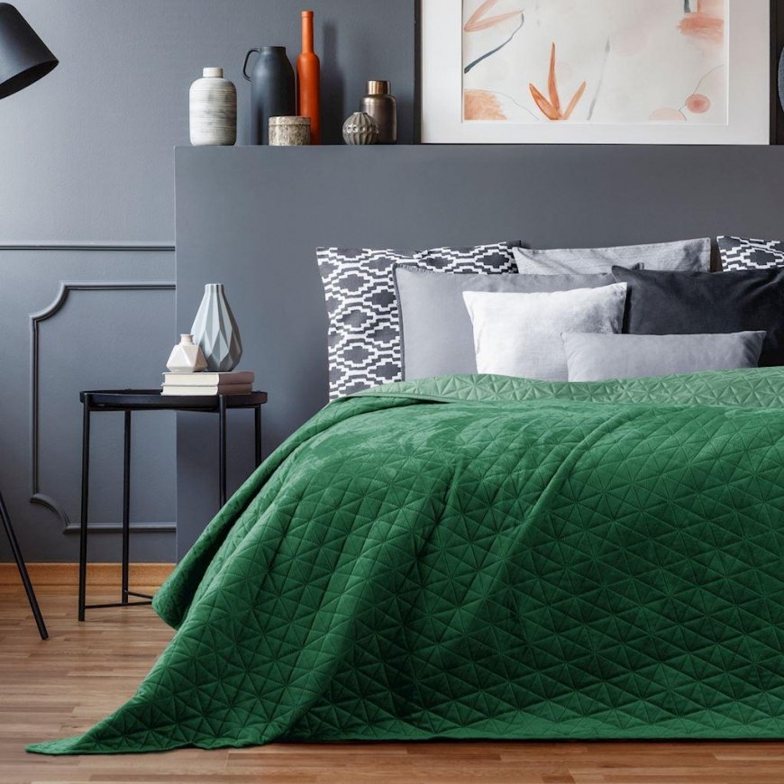 AmeliaHome LOVOS / AH / LAILA / PULLOKELTAINEN + JADEVIHREÄ / 170 x 270 – 4