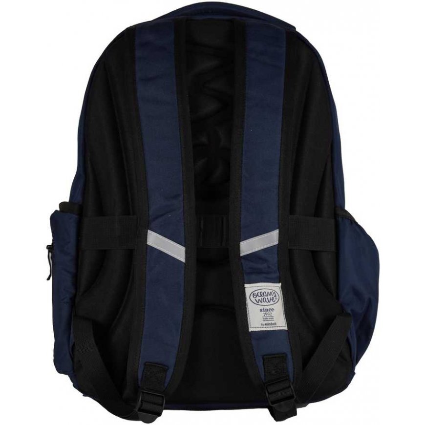 Oceans Wave Backpack OCW with zippers, dark blue 45.5x35x20 cm – 2