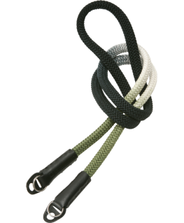 ARTISANARTIST Artisan & Artist I ACAM-316G I Silk Camera Strap I Gradation, Black/Khaki