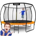 Profilēts dārza batuts 12 pēdas / 374 cm ar iekšējo Neo-Sport tīklu Profilēts dārza batuts 12 pēdas / 374 cm ar iekšējo Neo-Sport tīklu