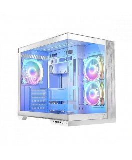 Корпус компьютера VOLCANO PANORAMA APEX ARGB 3F MIDI Белый